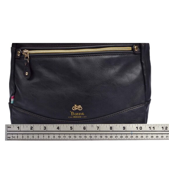 DONNA BIANCHI Black Nylon Large Backpack - Picture 7 of 11